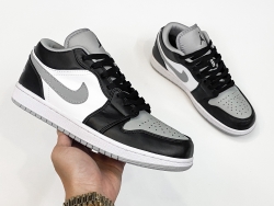 GIÀY JORDAN 1 LOW NAM NỮ CAO CẤP (XÁM ĐEN)