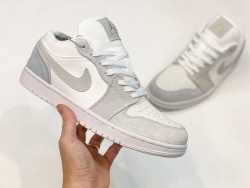 GIÀY JORDAN 1 LOW NAM CAO CẤP (XÁM TRẮNG)